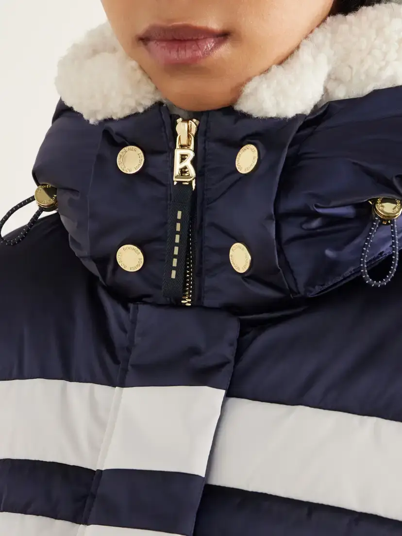 Bogner Silla-d Striped Quilted Plush-trimmed Shell Down Ski Jacket | Thumbnail 5 Bogner Silla-d Striped Quilted Plush-trimmed Shell Down Ski Jacket | Thumbnail 5