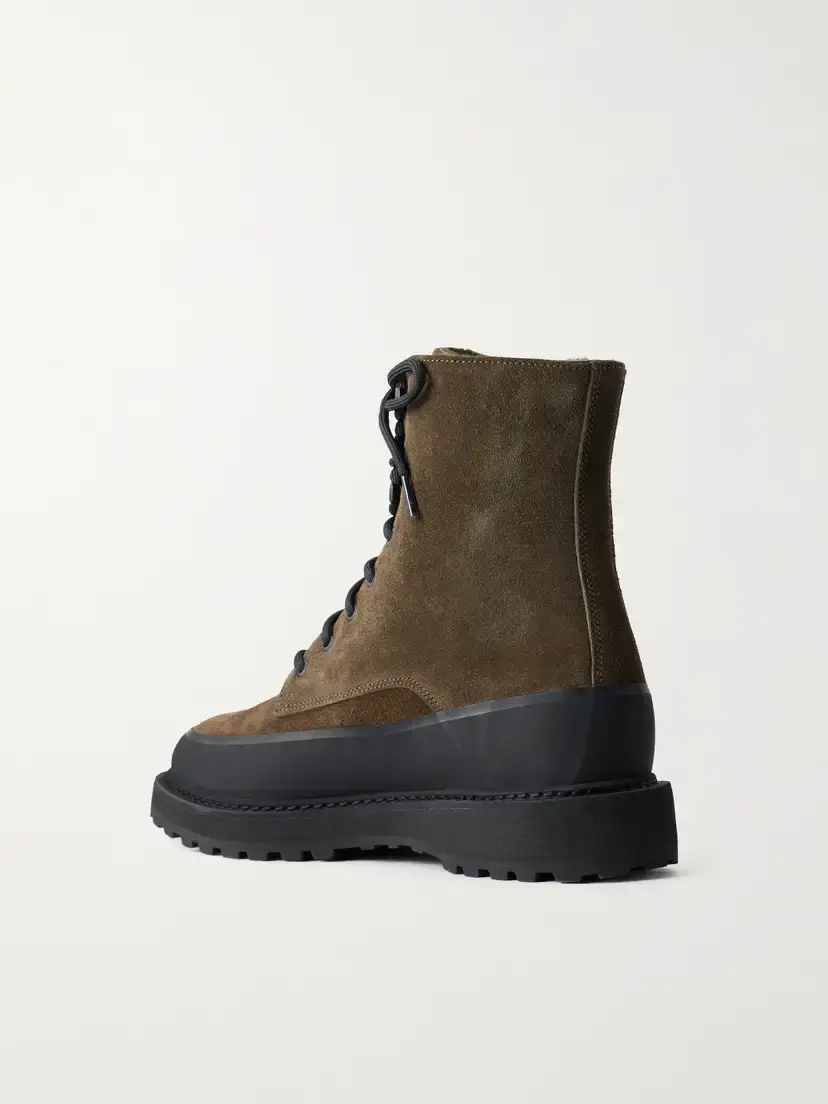 Le Monde Béryl Dolomite Rubber-trimmed Suede Ankle Boots | Thumbnail 3 Le Monde Béryl Dolomite Rubber-trimmed Suede Ankle Boots | Thumbnail 3