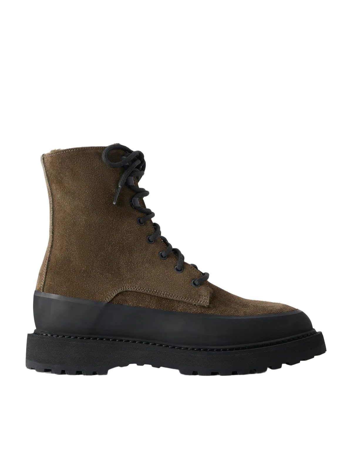Le Monde Béryl Dolomite Rubber-trimmed Suede Ankle Boots