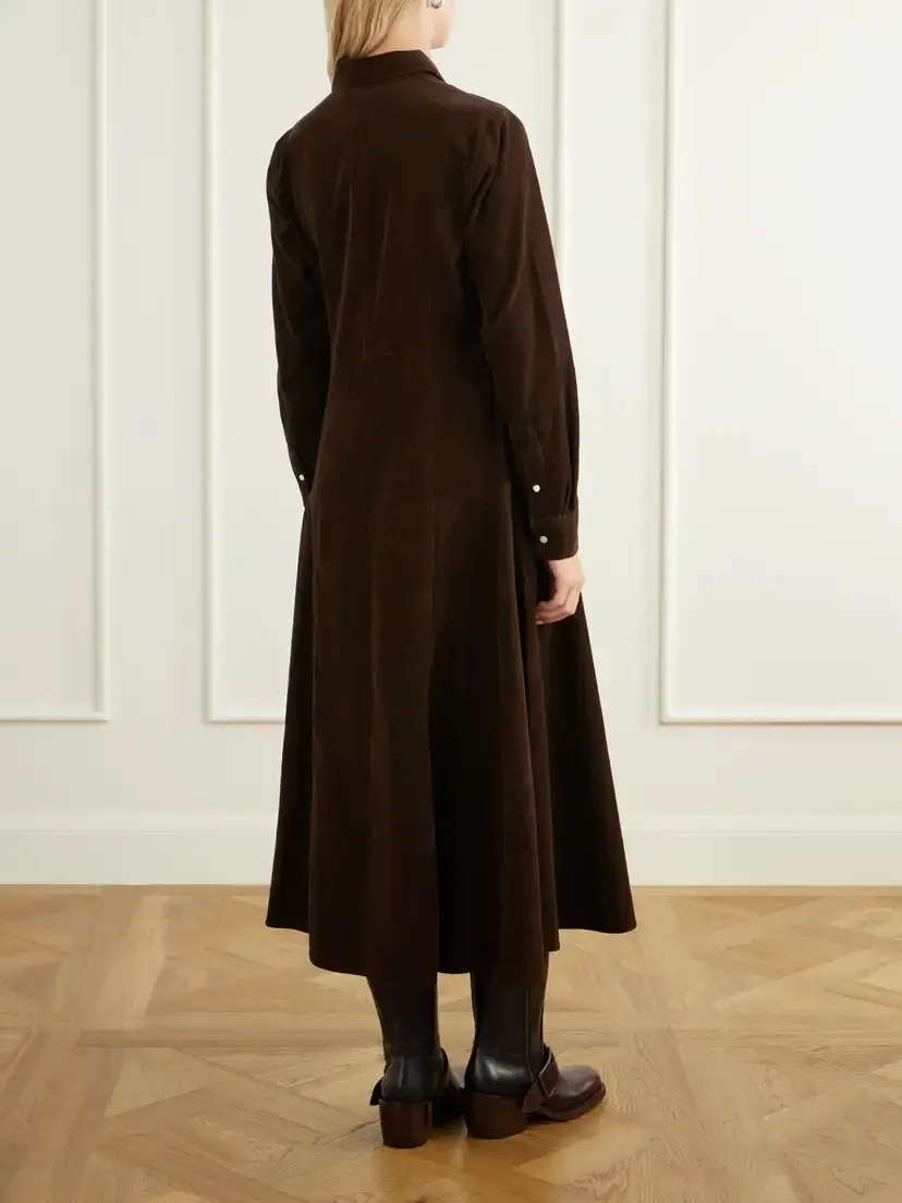 Polo Ralph Lauren Cotton-corduroy Midi Dress | Thumbnail 4 Polo Ralph Lauren Cotton-corduroy Midi Dress | Thumbnail 4