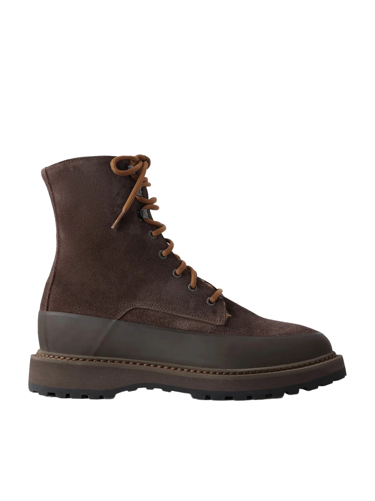 Le Monde Béryl Dolomite Rubber-trimmed Suede Ankle Boots