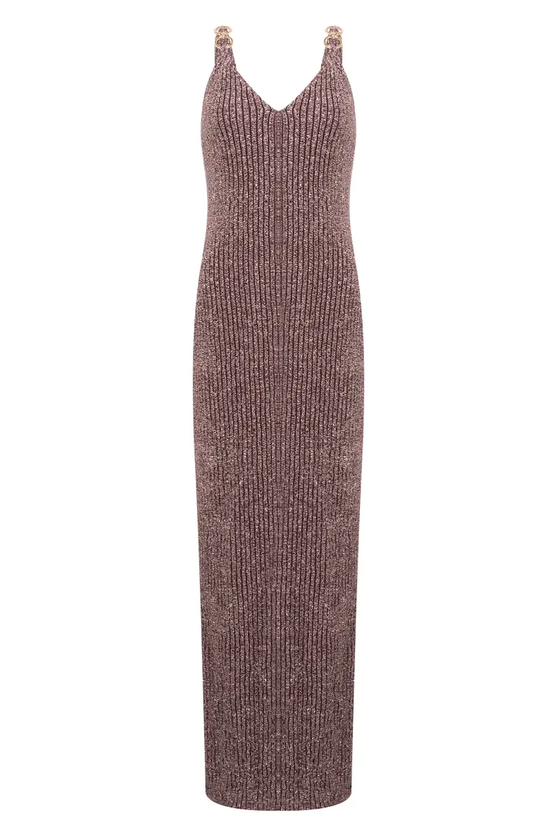 PatBo GROOVY KNIT PLUNGE MAXI DRESS | Thumbnail 4 PatBo GROOVY KNIT PLUNGE MAXI DRESS | Thumbnail 4