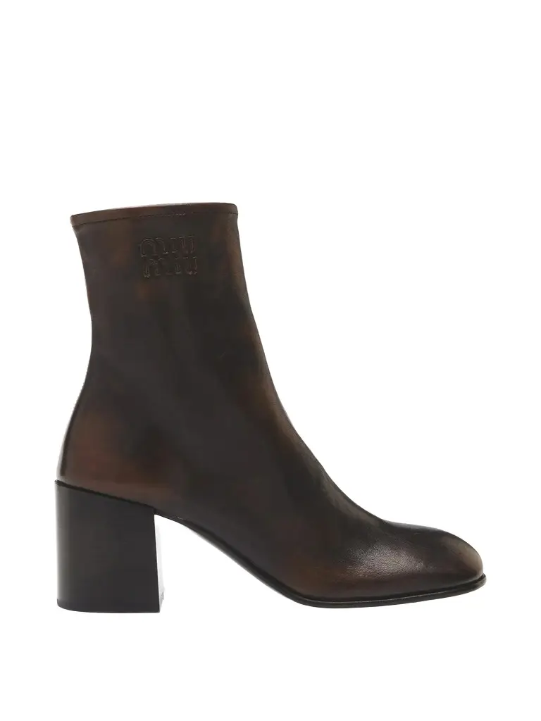 Miu Miu Block Heel Booties
