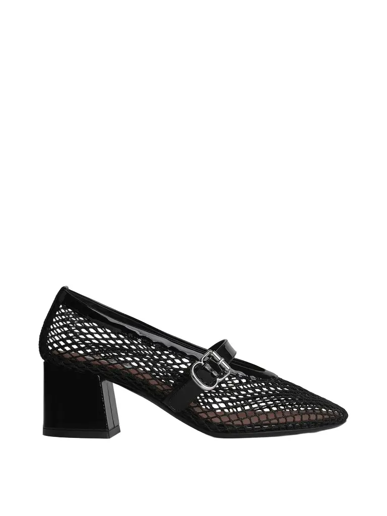 Fishnet Mary Jane Pumps Fishnet Mary Jane Pumps