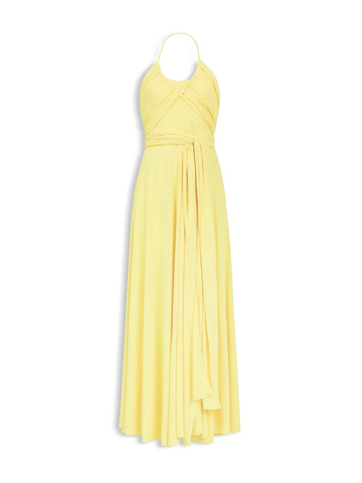 Gathered Jersey Halterneck Maxi Dress Gathered Jersey Halterneck Maxi Dress