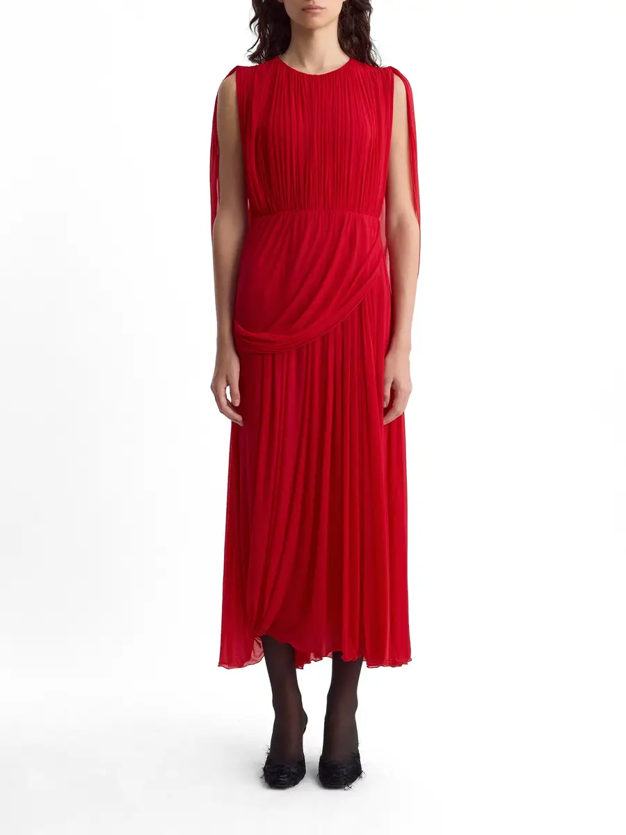 FFORME Kahlo Asymmetric Draped Jersey Midi Dress | Thumbnail 2 FFORME Kahlo Asymmetric Draped Jersey Midi Dress | Thumbnail 2