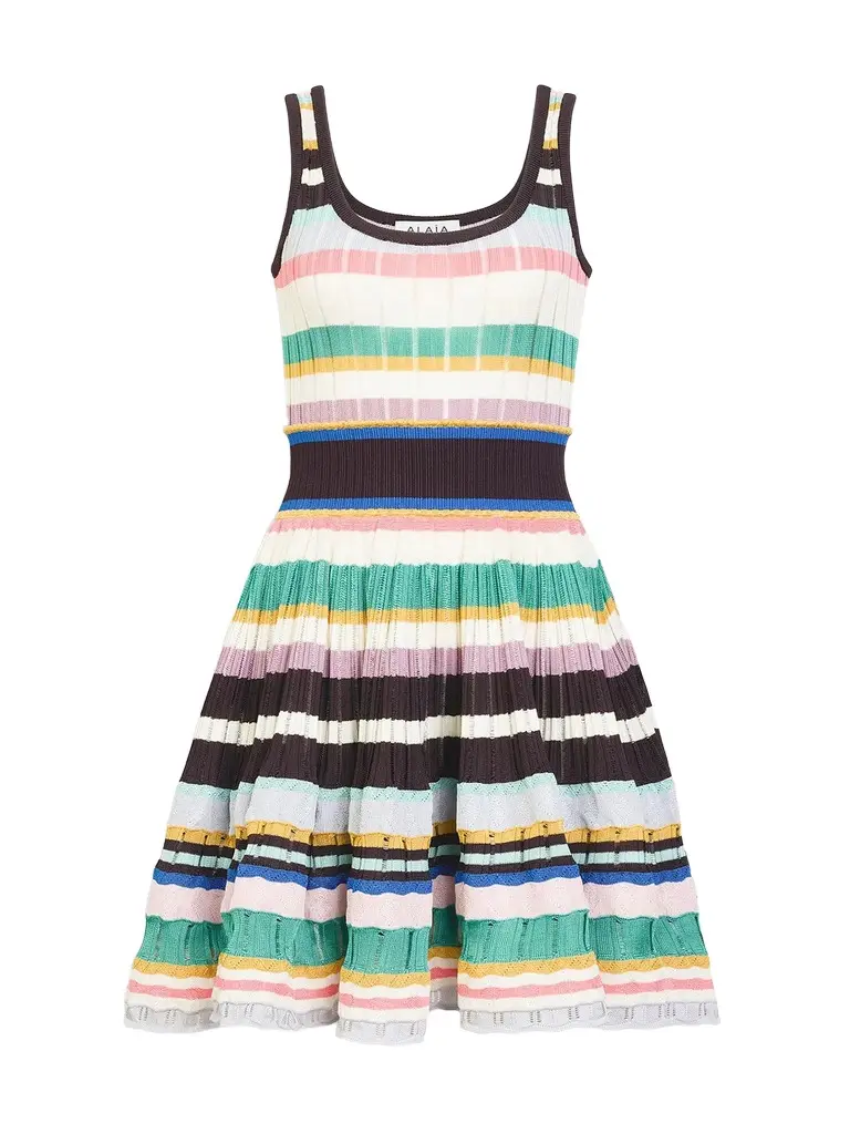 Multicolor Crinoline Mini Dress