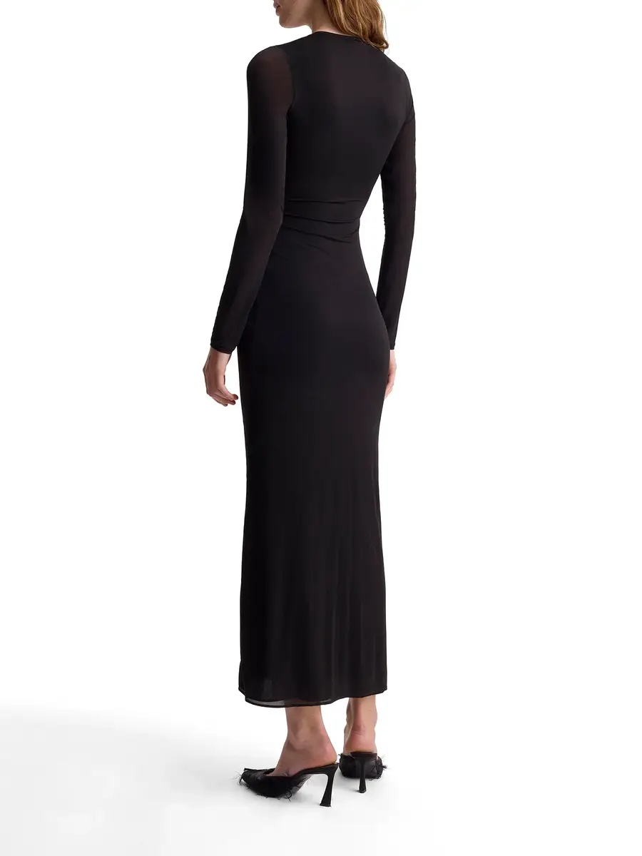 FFORME Selena Ruched Jersey Midi Dress | Thumbnail 4 FFORME Selena Ruched Jersey Midi Dress | Thumbnail 4