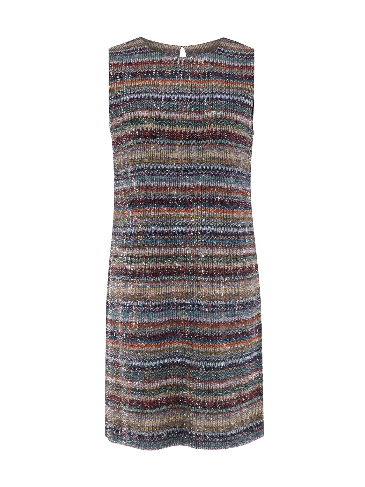 Sequin-Embellished Striped Knit Mini Dress Sequin-Embellished Striped Knit Mini Dress