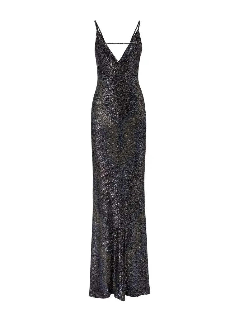 Missoni Sequined Dégradé Knit Maxi Dress
