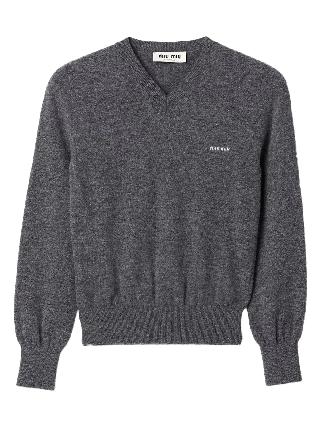Miu Miu V-Neck Wool Sweater
