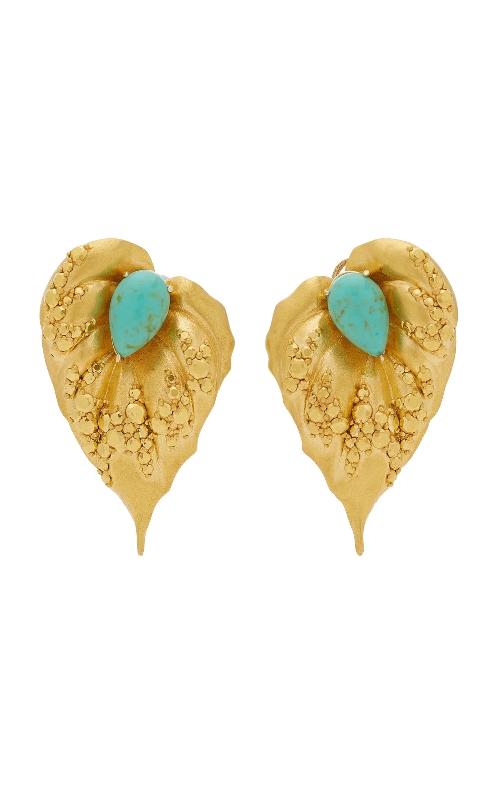 Anabela Chan Poison Ivy 24K Gold and Aluminum Earrings