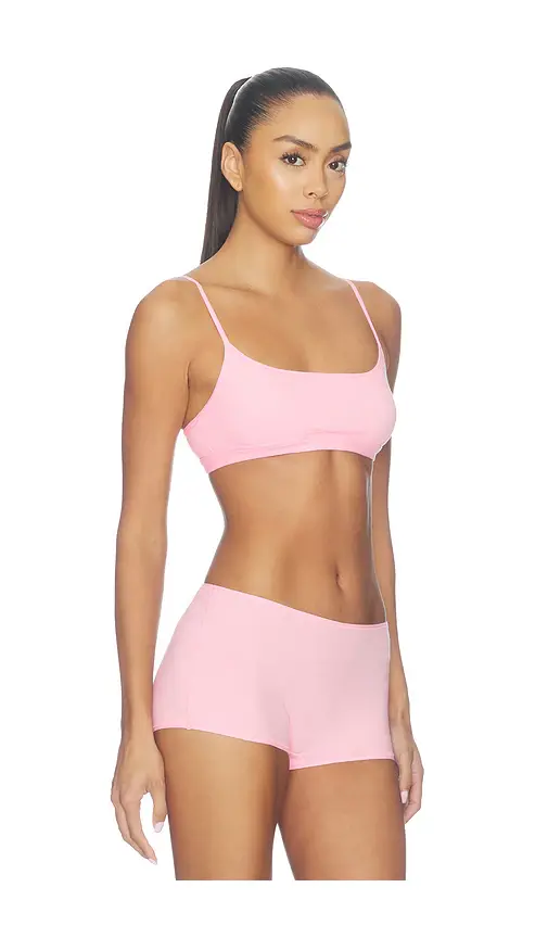 Skims Everybody Cotton Scoop Bralette | Thumbnail 2