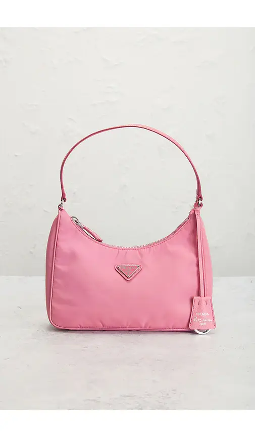 Prada Mini Re-Edition 2000 Re-Nylon Shoulder Bag | Thumbnail 2 Prada Mini Re-Edition 2000 Re-Nylon Shoulder Bag | Thumbnail 2