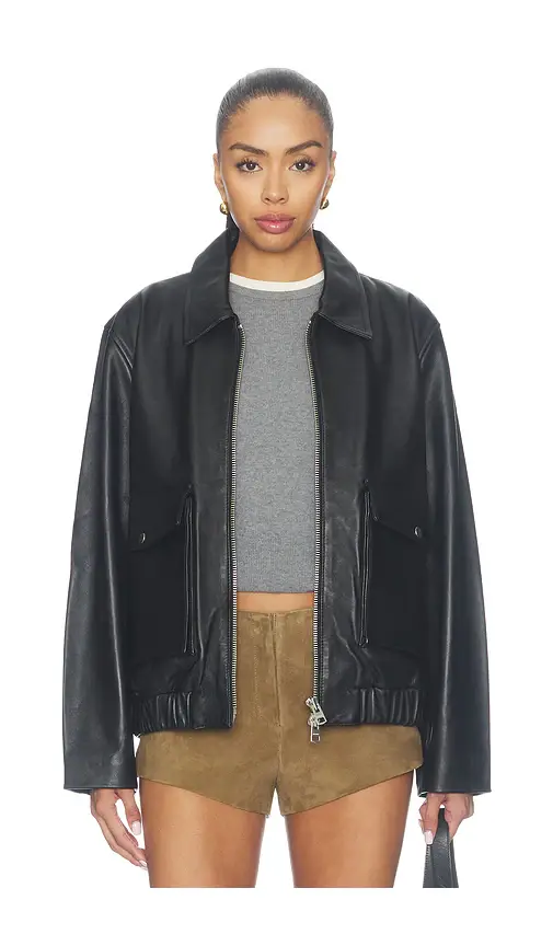 Citizens of Humanity Zip Front Bomber Jacket | Thumbnail 2 Citizens of Humanity Zip Front Bomber Jacket | Thumbnail 2