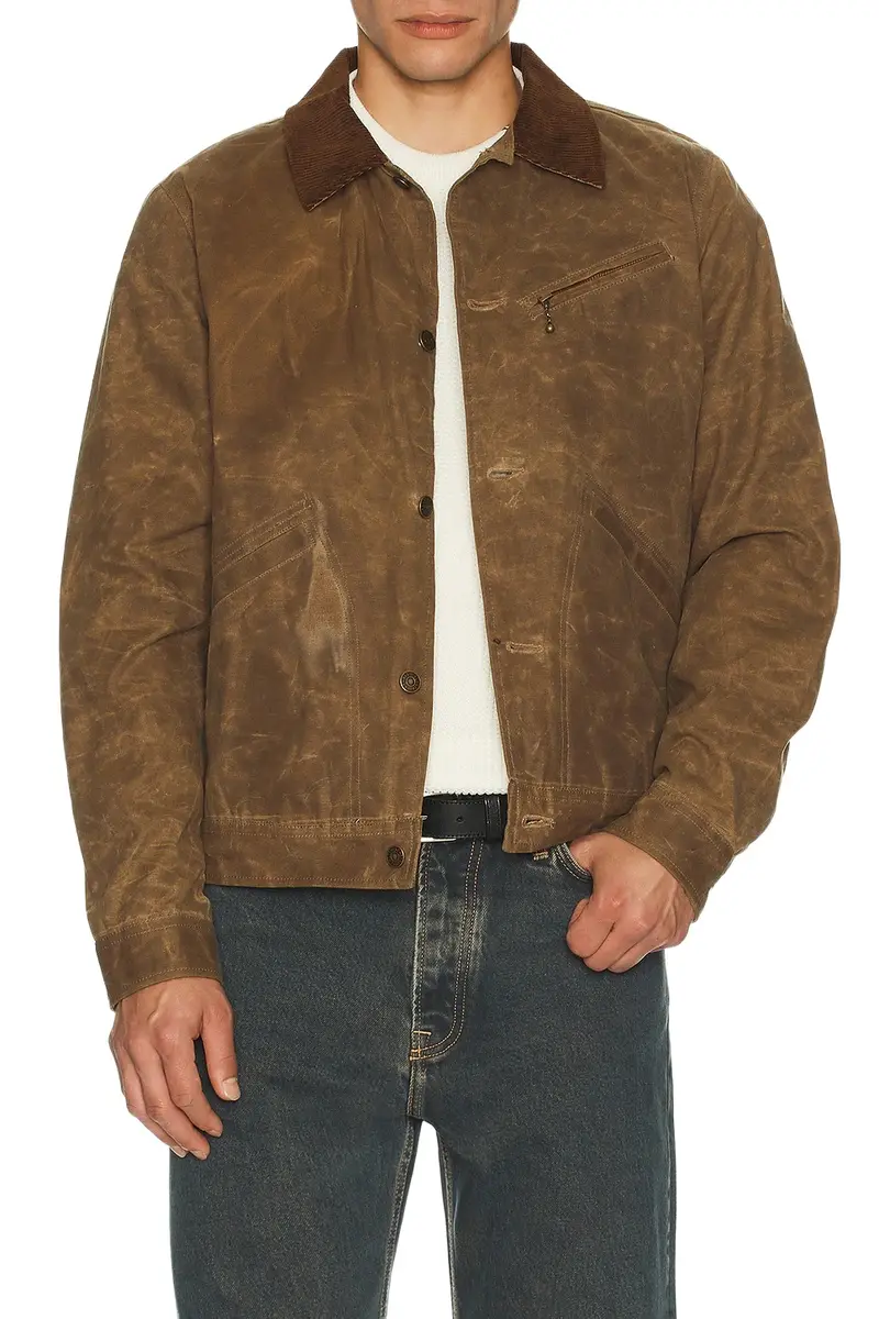 SCHOTT Waxed Cotton Mechanic Jacket
