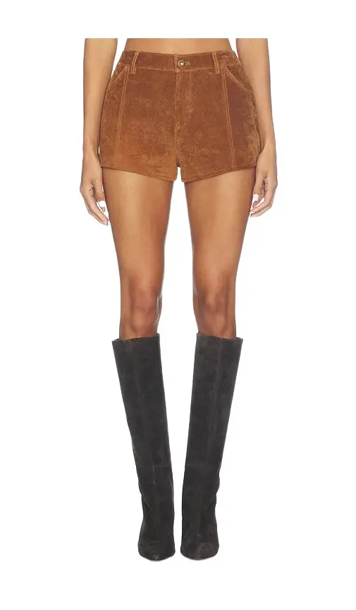 Central Park West Odessa Genuine Suede Short