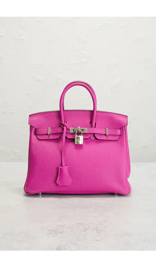 HERMÈS Taurillon Clemence Birkin 25 Retourne Handbag | Thumbnail 2 HERMÈS Taurillon Clemence Birkin 25 Retourne Handbag | Thumbnail 2