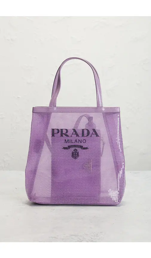 Prada Rete Paillettes Tote Bag | Thumbnail 2 Prada Rete Paillettes Tote Bag | Thumbnail 2