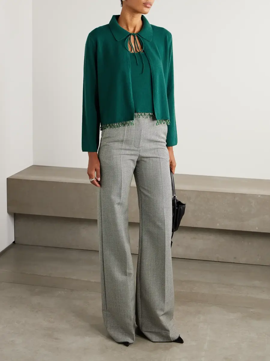 BODE Fringed bead-embellished wool and cashmere-blend top | Thumbnail 2 BODE Fringed bead-embellished wool and cashmere-blend top | Thumbnail 2