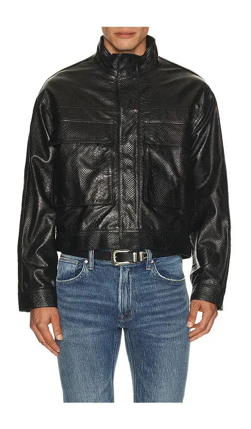 Hudson Jeans Leather Jacket | Thumbnail 2