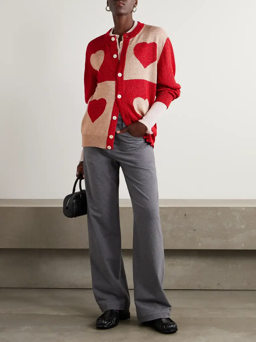 BODE Two-tone lamé cardigan | Thumbnail 2