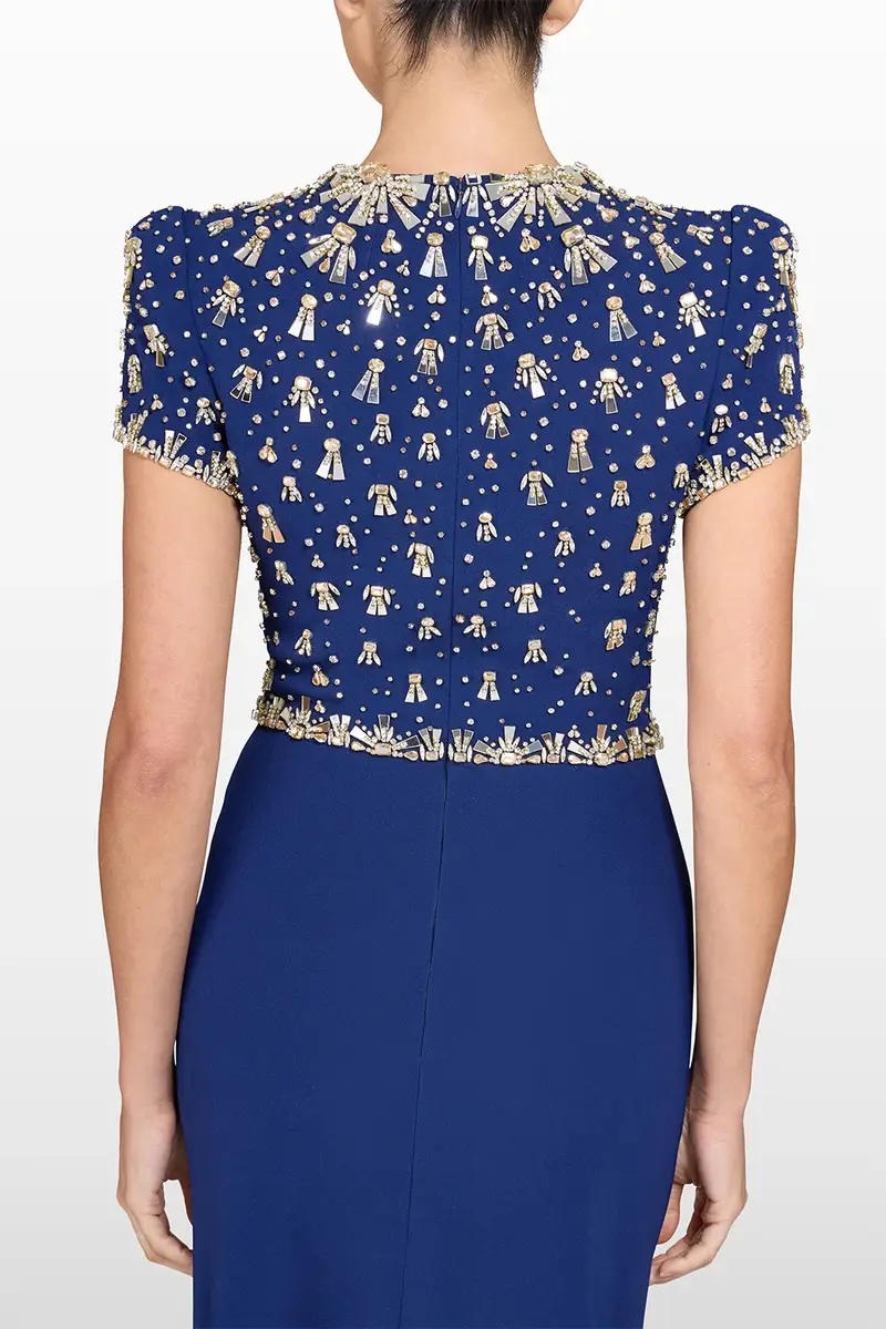Jenny Packham Milla Embellished Gown | Thumbnail 4 Jenny Packham Milla Embellished Gown | Thumbnail 4