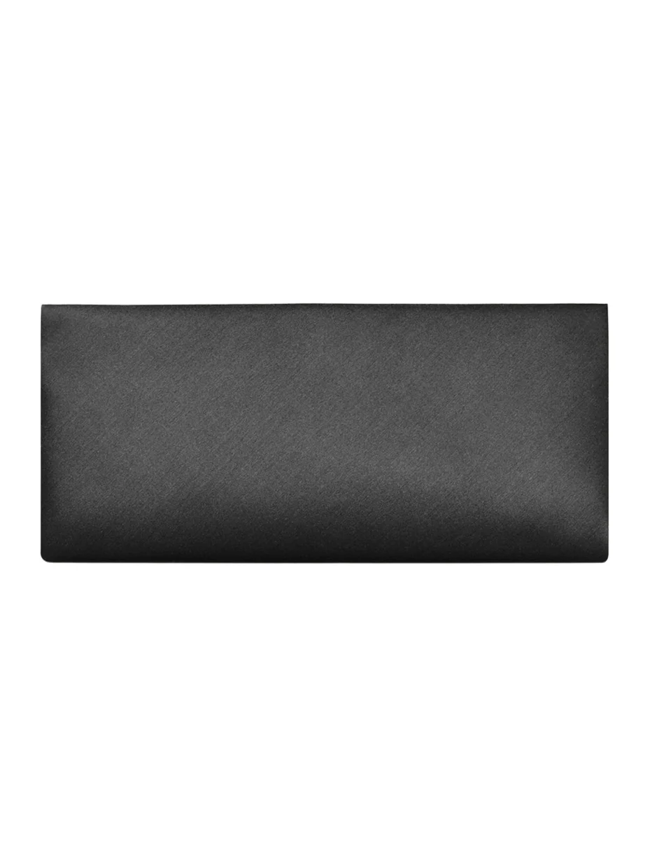 Saint Laurent Satin Evening Soft Clutch