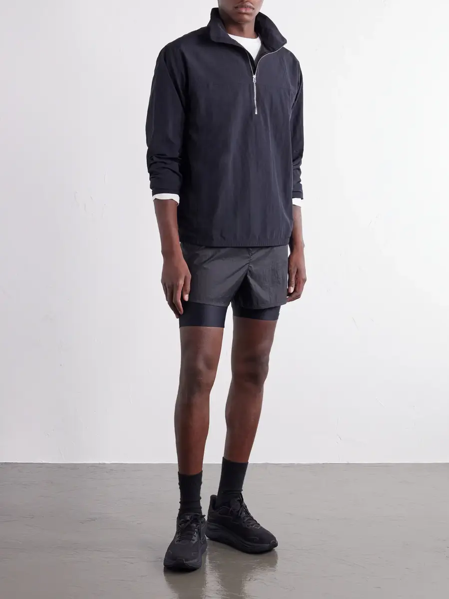 District Vision Logo-Appliquéd Half-Zip Shell Running Jacket | Thumbnail 2