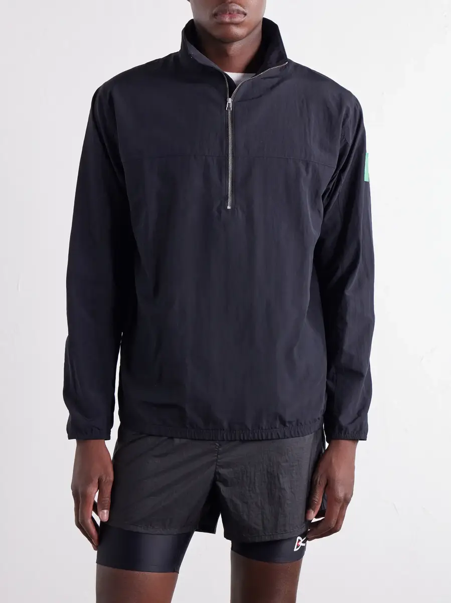 District Vision Logo-Appliquéd Half-Zip Shell Running Jacket | Thumbnail 3