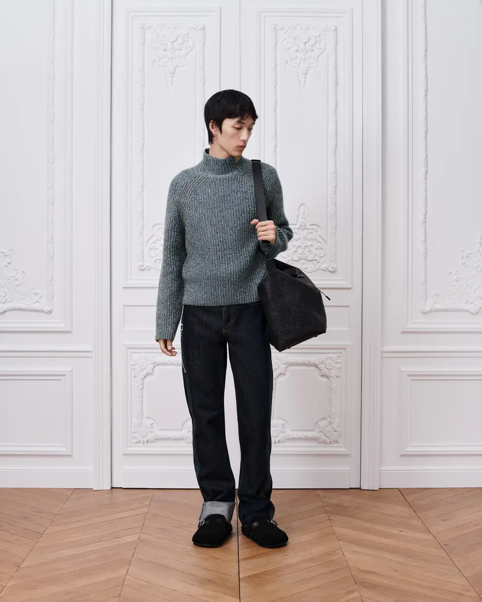 Dior Blue Cashmere Knit | Thumbnail 4 Dior Blue Cashmere Knit | Thumbnail 4