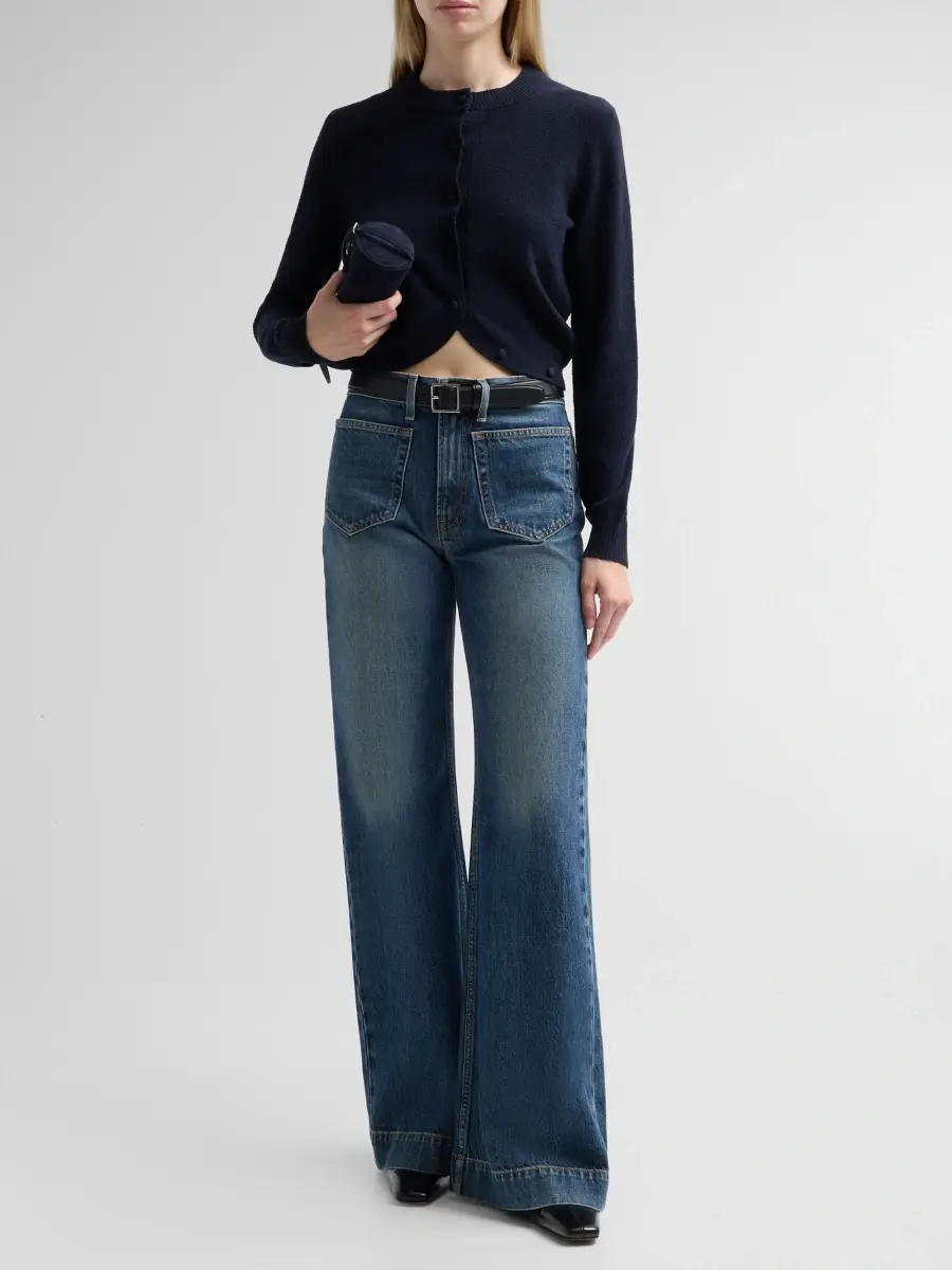 A.L.C. A. L.C. Women's Solenne Crop Cardigan | Thumbnail 2 A.L.C. A. L.C. Women's Solenne Crop Cardigan | Thumbnail 2