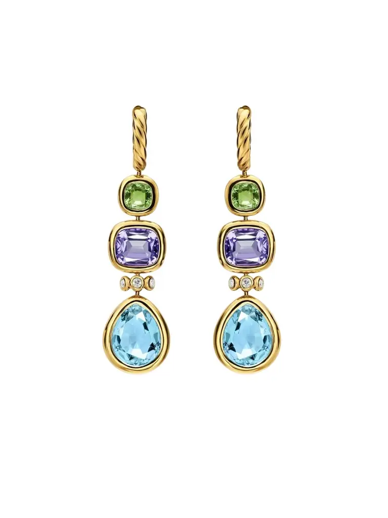 Women's DY Mercer Statement Stone Drop Earrings in 18K Yellow Gold Women's DY Mercer Statement Stone Drop Earrings in 18K Yellow Gold