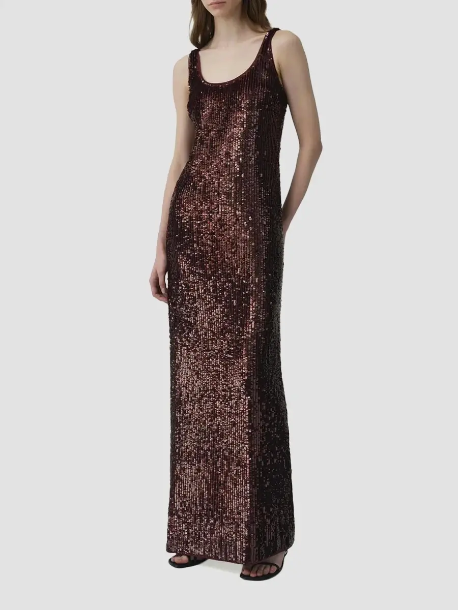 Simkhai Women's Bex Sequined Tank Maxi Dress | Thumbnail 4