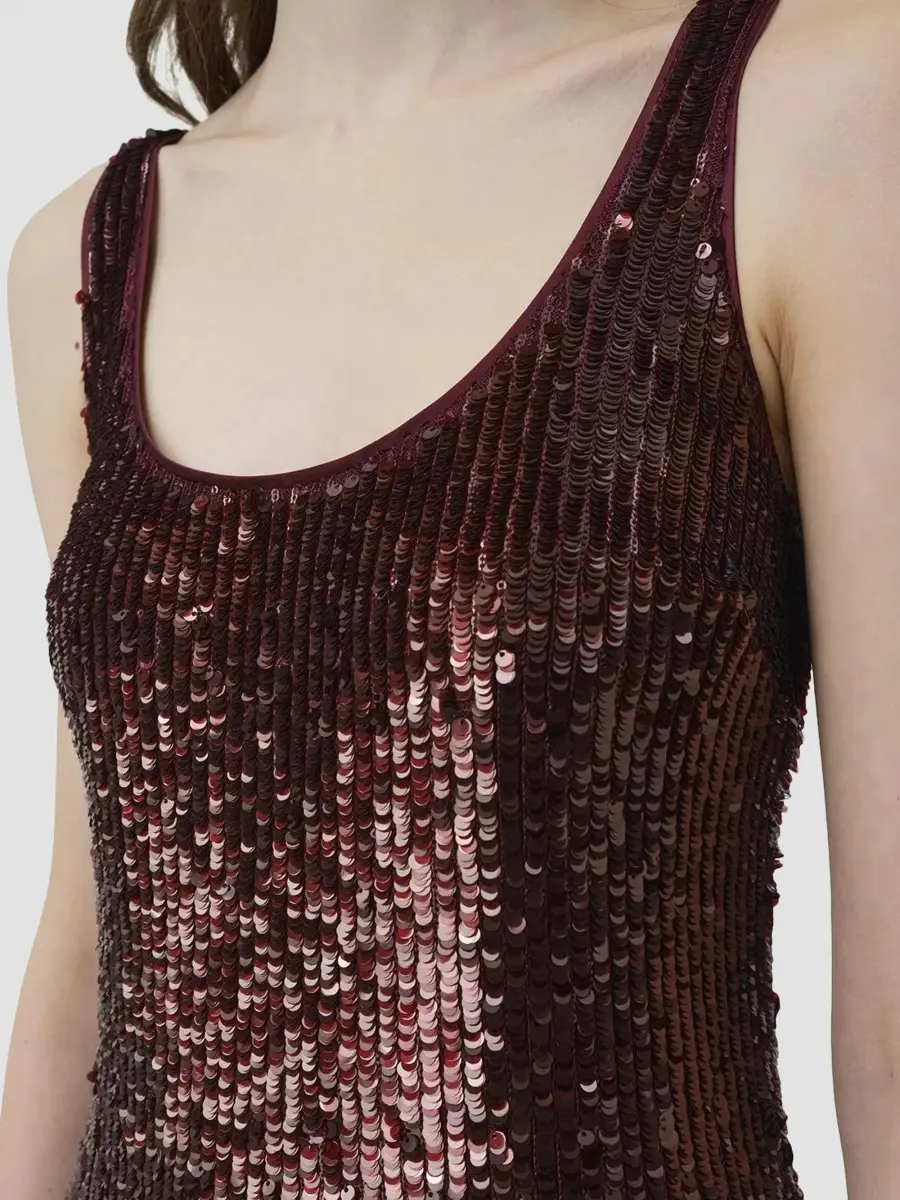 Simkhai Women's Bex Sequined Tank Maxi Dress | Thumbnail 5