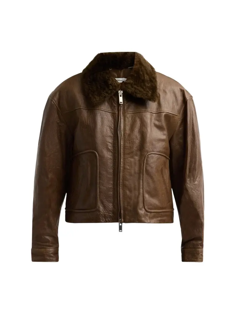 Simkhai Women's Mel Leather Jacket