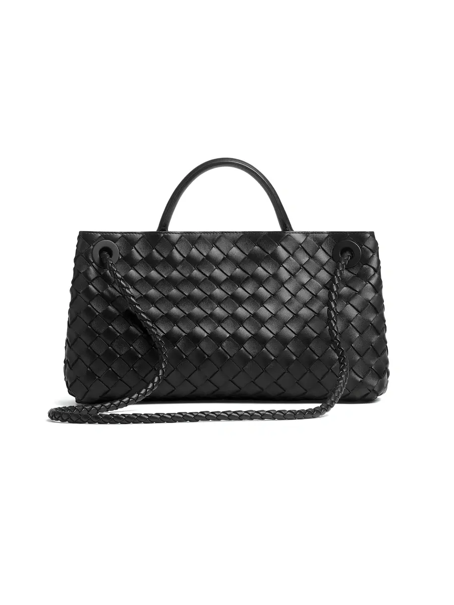 Bottega Veneta Women's Small East-West Andiamo Intrecciato Leather Top-Handle Bag | Thumbnail 3 Bottega Veneta Women's Small East-West Andiamo Intrecciato Leather Top-Handle Bag | Thumbnail 3