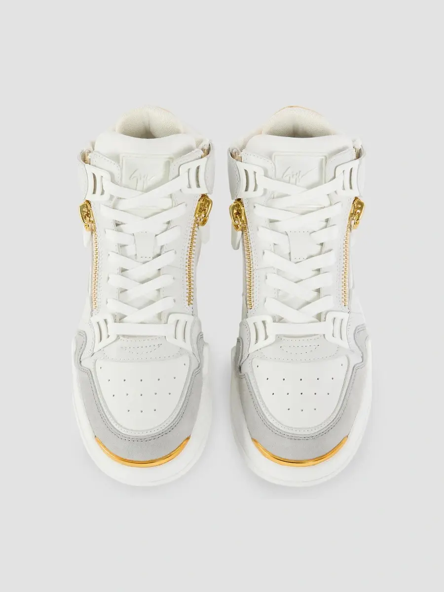 Giuseppe Zanotti Men's GZ-Ghost Suede Sneakers | Thumbnail 4 Giuseppe Zanotti Men's GZ-Ghost Suede Sneakers | Thumbnail 4