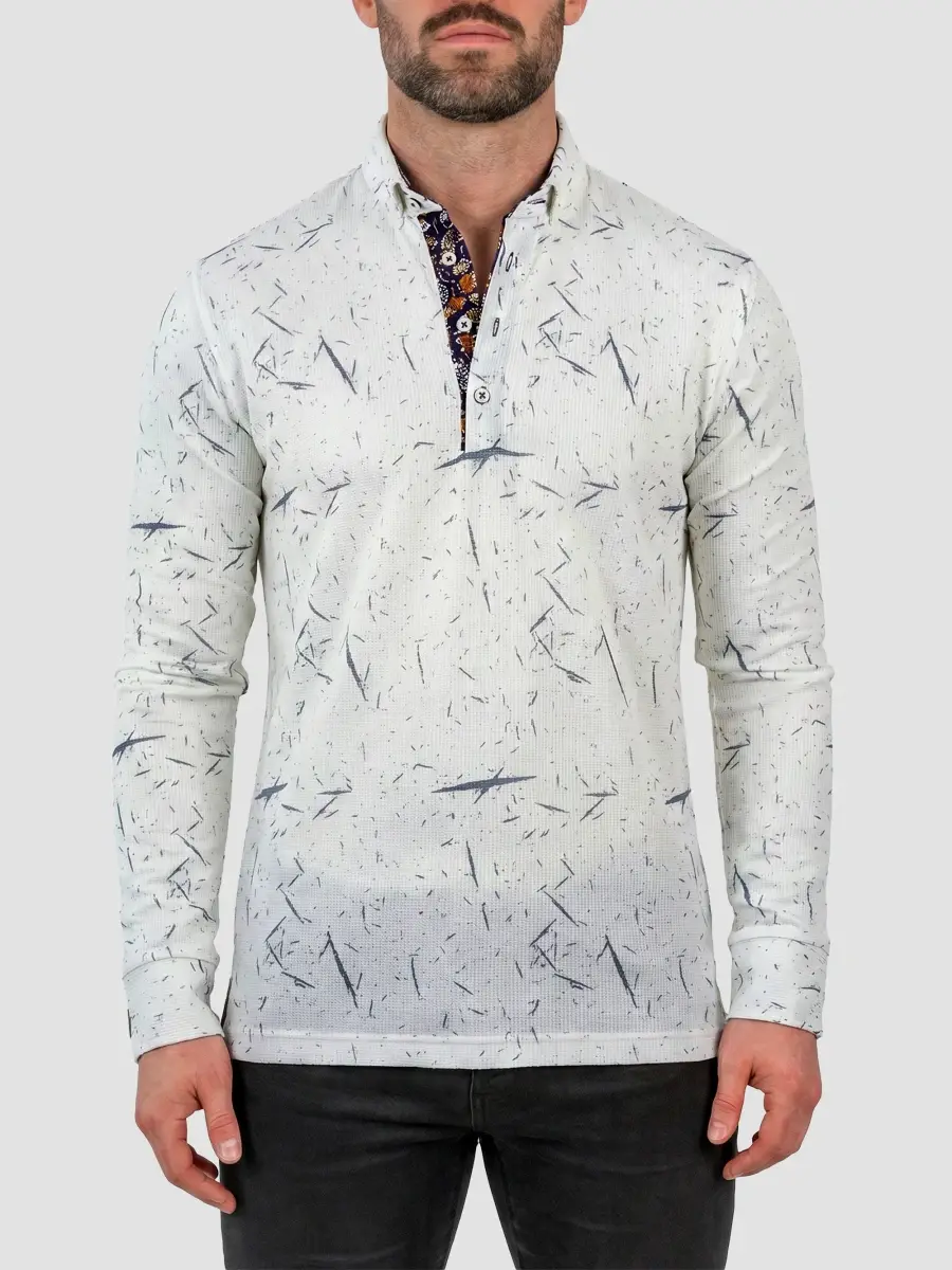 Maceoo Men's Knit Anima Polo Shirt | Thumbnail 2 Maceoo Men's Knit Anima Polo Shirt | Thumbnail 2