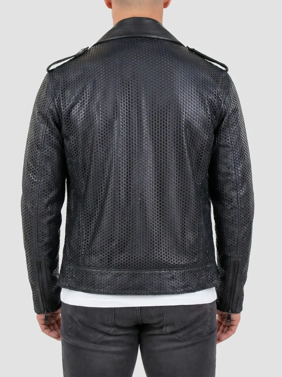 Maceoo Men's Leather Jacket | Thumbnail 4 Maceoo Men's Leather Jacket | Thumbnail 4