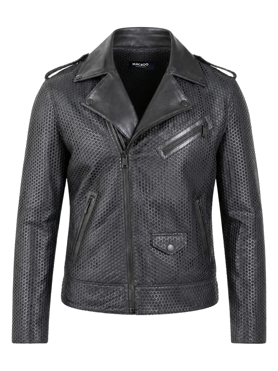 Maceoo Men's Leather Jacket