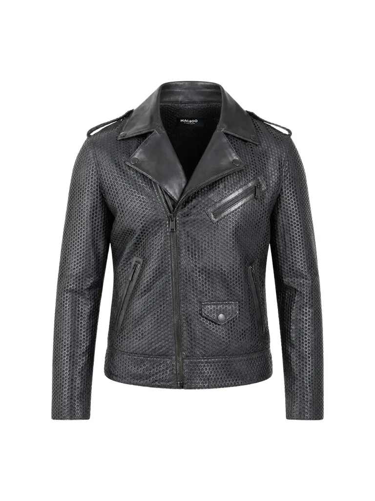 Maceoo Men's Leather Jacket