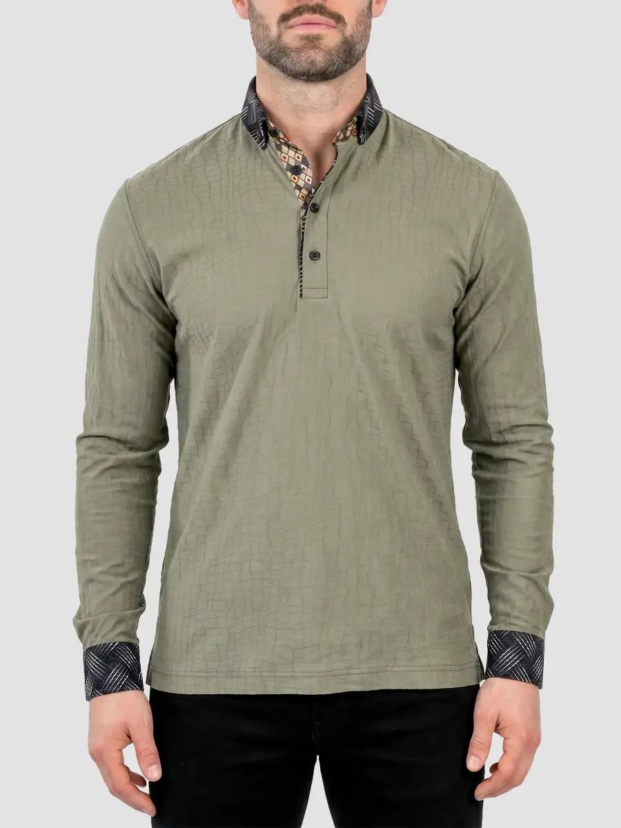 Maceoo Men's Newton Knit Polo Shirt | Thumbnail 2 Maceoo Men's Newton Knit Polo Shirt | Thumbnail 2