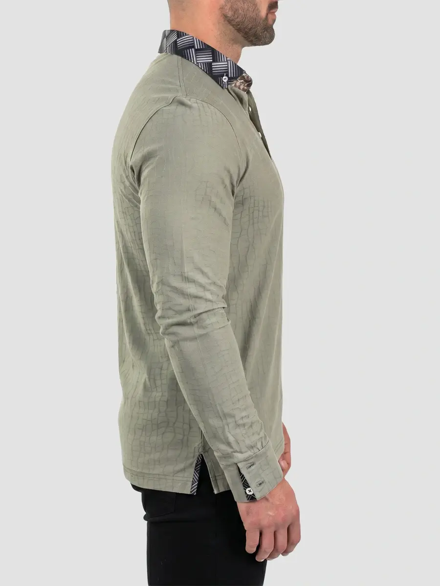 Maceoo Men's Newton Knit Polo Shirt | Thumbnail 3 Maceoo Men's Newton Knit Polo Shirt | Thumbnail 3