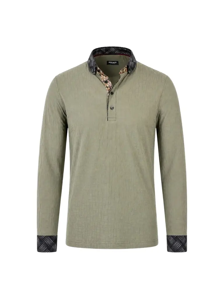 Maceoo Men's Newton Knit Polo Shirt