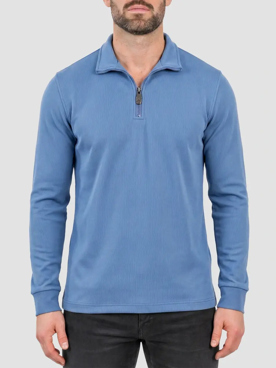Maceoo Men's Athleisure Zipper Sweater | Thumbnail 2 Maceoo Men's Athleisure Zipper Sweater | Thumbnail 2