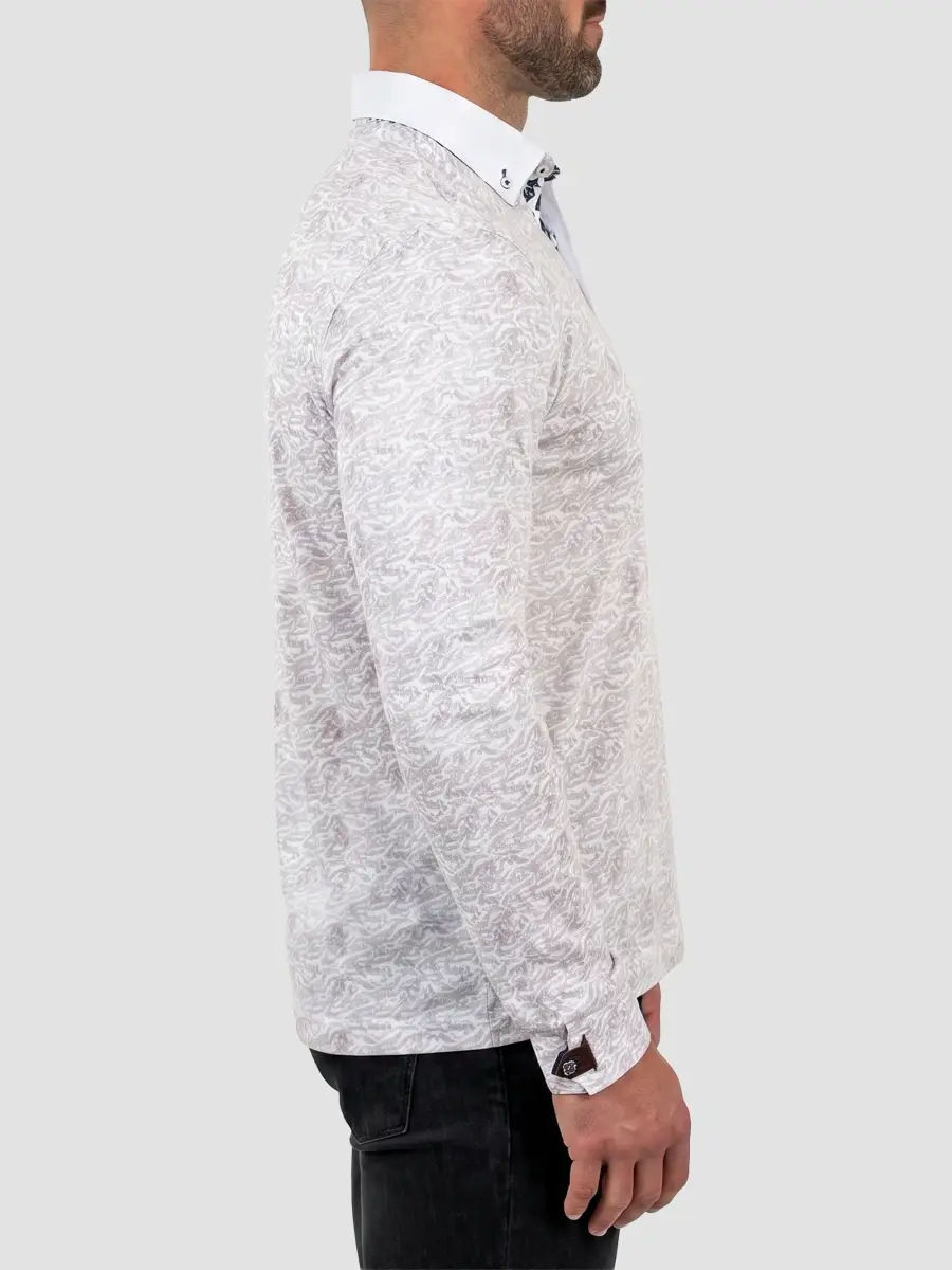 Maceoo Men's Knit Anima Polo Shirt | Thumbnail 3 Maceoo Men's Knit Anima Polo Shirt | Thumbnail 3