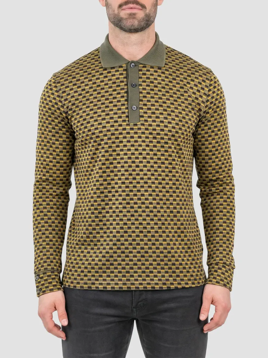 Maceoo Men's Knit Polo Shirt | Thumbnail 2 Maceoo Men's Knit Polo Shirt | Thumbnail 2