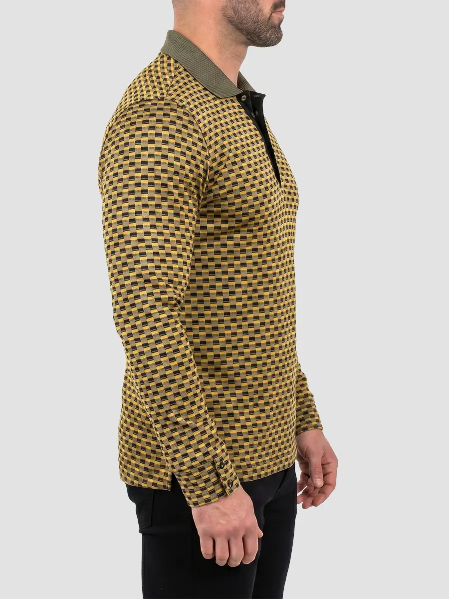 Maceoo Men's Knit Polo Shirt | Thumbnail 3 Maceoo Men's Knit Polo Shirt | Thumbnail 3