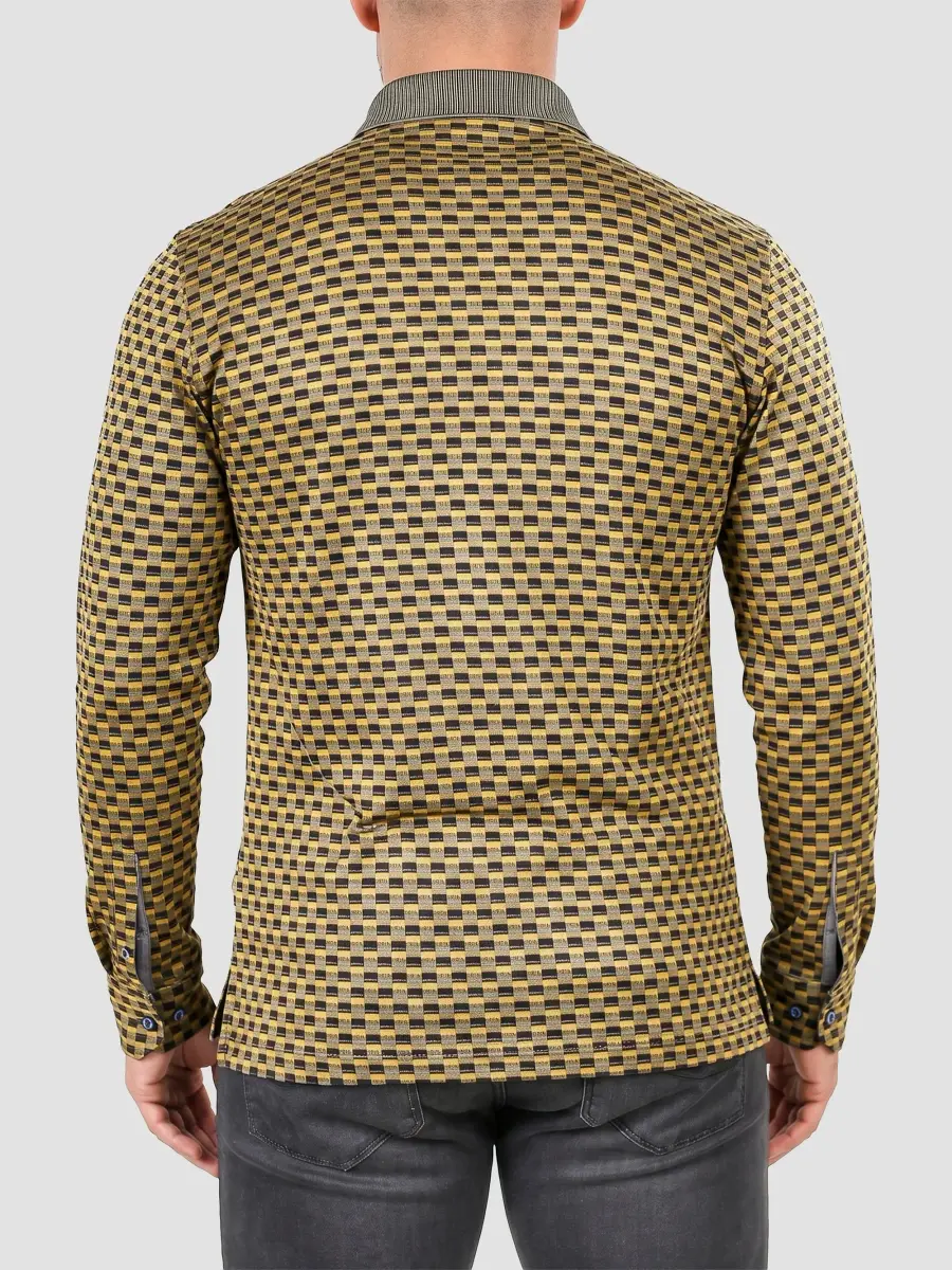 Maceoo Men's Knit Polo Shirt | Thumbnail 4 Maceoo Men's Knit Polo Shirt | Thumbnail 4
